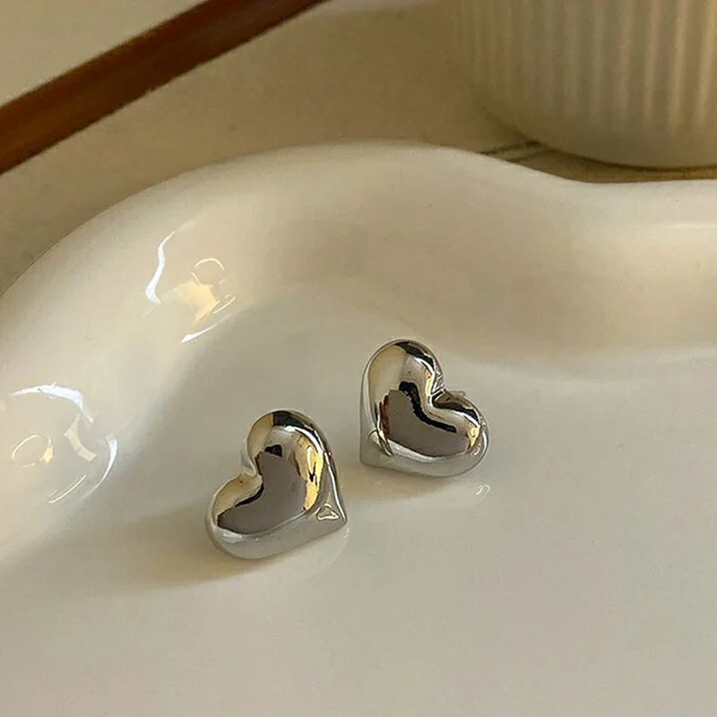 Heart Stud Earrings